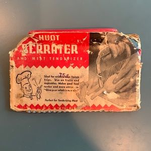 Vintage Huot Meat Serrater And Tenderizer & Crinkle Fry Cutter